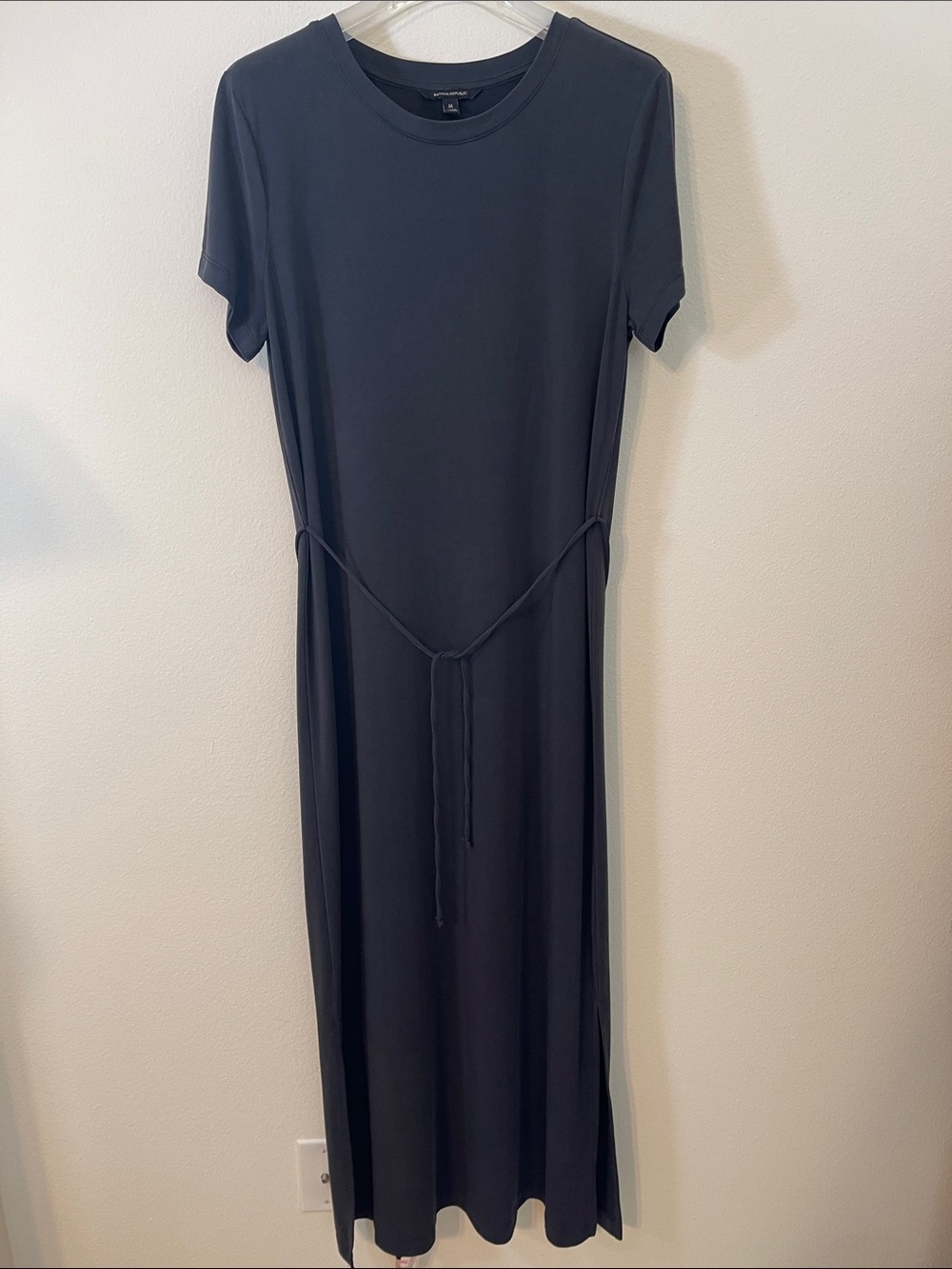 Banana Republic Sandwash Modal-Blend Short-Sleeve Maxi Dress